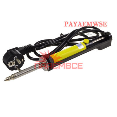 Олововідсмоктувач електричний з функцією паяльника ZD ZD-211 30W МЕТАЛ СЕ ЄВРОВИЛКА