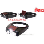 Бінокулярна лупа з підсвіткою VELLEMAN VTMG13 1.5/3/8.5/10 + LED