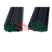 100 grams triangle ABS/T10 black. Binders (electrodes) (rods) ABS/T10 (ABS+T10) (ABS-T10) (Acrylonitrile butadiene styrene with Talc 10%) for soldering/welding/repair of plastic (plastics) Auto Moto