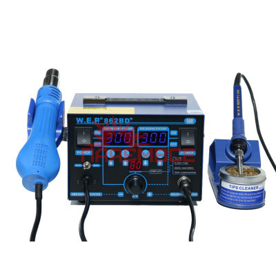 Термоповітряна паяльна станція 2/1 W. E. P 862BD+