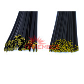 2 kilograms triangle PA/GF5 black. Binders (electrodes) (rods) PA/GF5 (PA+GF5) (PA-GF5) (Polyamide with Fiberglass 5%) for soldering/welding/repair of plastic (plastics) Auto Moto