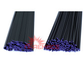 2 pieces mix PA/ABS/T50 black. Binders (electrodes) (rods) PA/ABS/T50 (PA/ABS+T50) (PA/ABS-T50) (Polyamide/Acrylonitrile butadiene styrene with Talc 50%) for soldering/welding/repair of plastic (plastics) Auto Moto