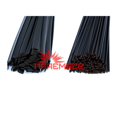 100 грам пластина ASA/T5 чорний. Прутки (електроди) (стержні) ASA/T5 (ASA+T5) (ASA-T5) (АСА/Т5) (Акрилонітрилстиролакрилат з Тальком 5%) для паяння/зварювання/ремонту пластику (пластмас) Авто Мото