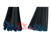2 штуки mix PBT/GF25 черный. Прутки (электроды) (стержни) PBT/GF25 (PBT+GF25) (PBT-GF25) (ПБТ/ГФ25) (Полибутилентерефталат со Стекловолокном 25%) для пайки/сварки/ремонта пластика (пластмасс) Авто Мото