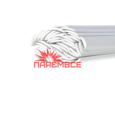 500 грам пластина PVC 12 мм/2 мм білий. Прутки (електроди) (стержні) PVC (ПВХ) (Полівінілхлорид (Поліхлорвініл) (Вініл)) для паяння/зварювання/ремонту пластику (пластмас) Авто Мото