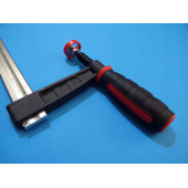 Струбцина KRAFT&DELE KD10716 600x80 мм 370 кг F-подібна, тип F, столярна, затискний інструмент, затиск