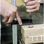 Струбцина KRAFT&DELE KD10714 300x50 мм 250 кг F-подібна, тип F, столярна, затискний інструмент, затиск