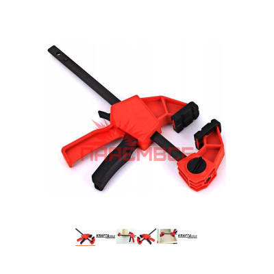 Струбцина затискний інструмент столярний KRAFT&DELE KD10707 110 кг 150*60 мм 6''