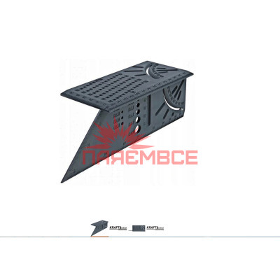 Косинець столярний кутник "ЯПОНСЬКИЙ" 3D KRAFT&DELE KD10384