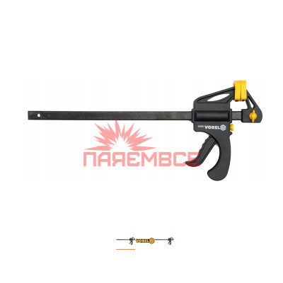 Струбцина автоматична (швидкозатискна) (одноручна) затискний інструмент столярний VOREL 38408 600*50 мм