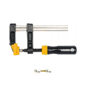 Струбцина столярна F-подібна затискний інструмент столярний тип F VOREL 37111 500*120 мм