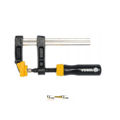 Струбцина столярна F-подібна затискний інструмент столярний тип F VOREL 37113 1000*120 мм