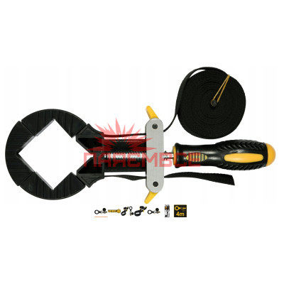 Струбцина затискний інструмент столярний кутовий стрічковий для рам VOREL 38531 4 мм