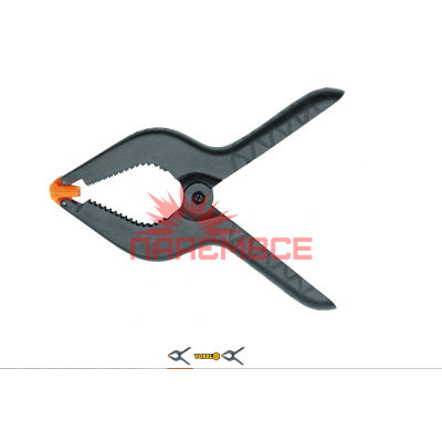 Струбцина пружинна прищіпка затискний інструмент ручний зажим пружинний VOREL 38500 100 мм