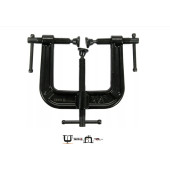 Струбцина столярна C-подібна (глибока) потрійна затискний інструмент столярний тип C YATO YT-64242 62*62 мм 2.5"*2.5"