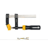 Струбцина столярна F-подібна затискний інструмент столярний тип F VOREL 37115 1500*120 мм