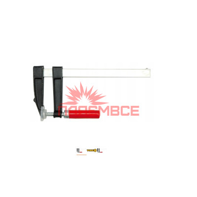 Струбцина столярна F-подібна затискний інструмент столярний тип F VOREL 37800 800*120 мм