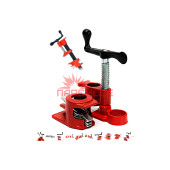 Струбцина KRAFT&DELE KD10187 3/4" трубна, столярна, затискний інструмент