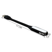 Лампа гнучка USB 6 LED силікон 17 см всенаправлена для PC, комп'ютер, ноутбук, нетбук, планшет, POWERBANK (ПОВЕРБАНК) і т.п.