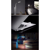 Лампа гнучка USB 6 LED силікон 17 см всенаправлена для PC, комп'ютер, ноутбук, нетбук, планшет, POWERBANK (ПОВЕРБАНК) і т.п.