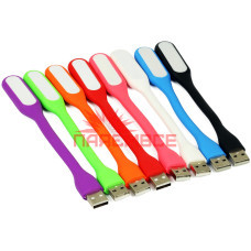 Лампа гнучка USB 6 LED силікон 17 см всенаправлена для PC, комп'ютер, ноутбук, нетбук, планшет, POWERBANK (ПОВЕРБАНК) і т.п.