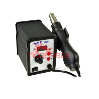 Термоповітряна паяльна станція 1/1 W. E. P 858D фен (термофен/паяльний фен)