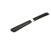 1 штука трикутник PP/EPDM/T20 чорний. Прутки (електроди) (стержні) PP/EPDM/T20 (*ПП/ЕПДМ/Т20) (PP/EPDM+T20) (PP/EPDM-T20) (З Тальком 20%) для паяння/зварювання/ремонту пластику (пластмас)