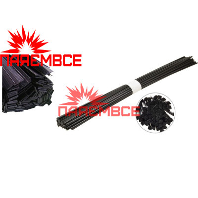200 grams plate UNIVERSAL black. Binders (electrodes) (rods) UNIVERSAL (U-FLEX) (FIBERFLEX) (THERMOFLEX) for soldering/welding/repair of plastic (plastics) Auto Moto